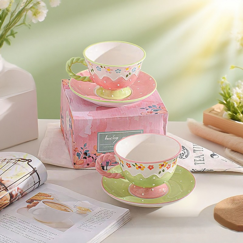 Korean Style Hand Painted Flor - огляд і ціна Korean Tea Set