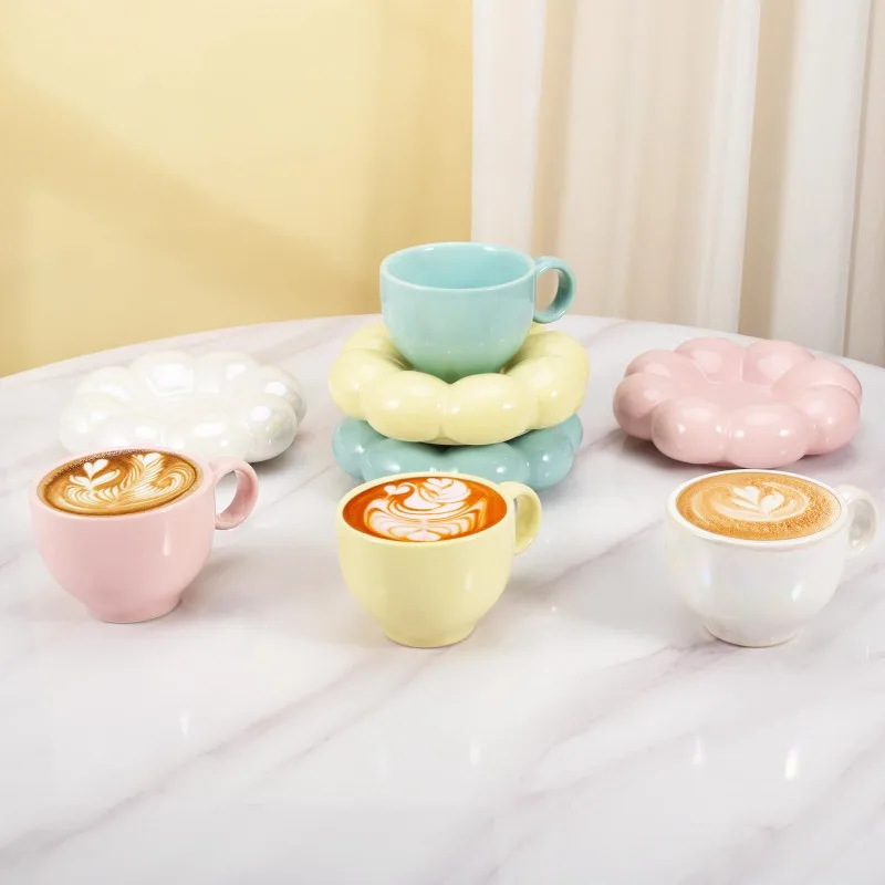 Ceramic Cloud Coffee Mug Sets  - огляд і ціна Korean Tea Set