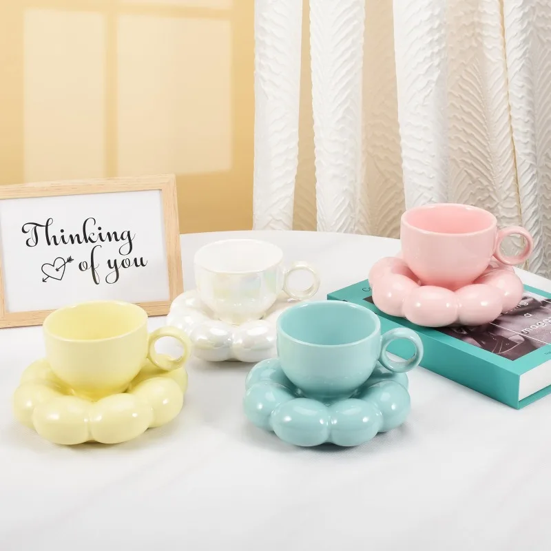 Ceramic Cloud Coffee Mug Sets  - огляд і ціна Korean Tea Set