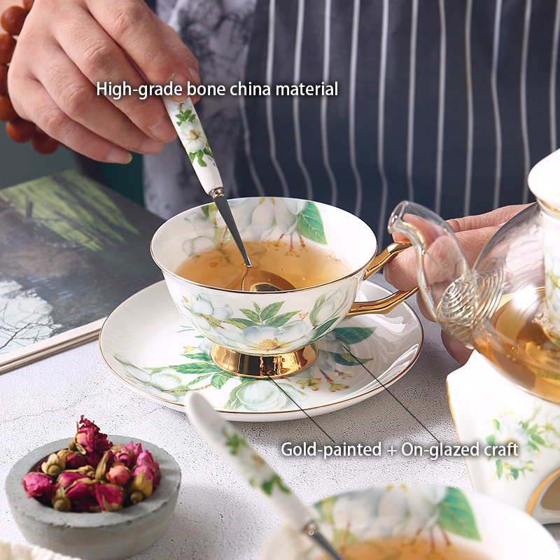 Camellia Bone China Tea Set Br - огляд і ціна Korean Tea Set