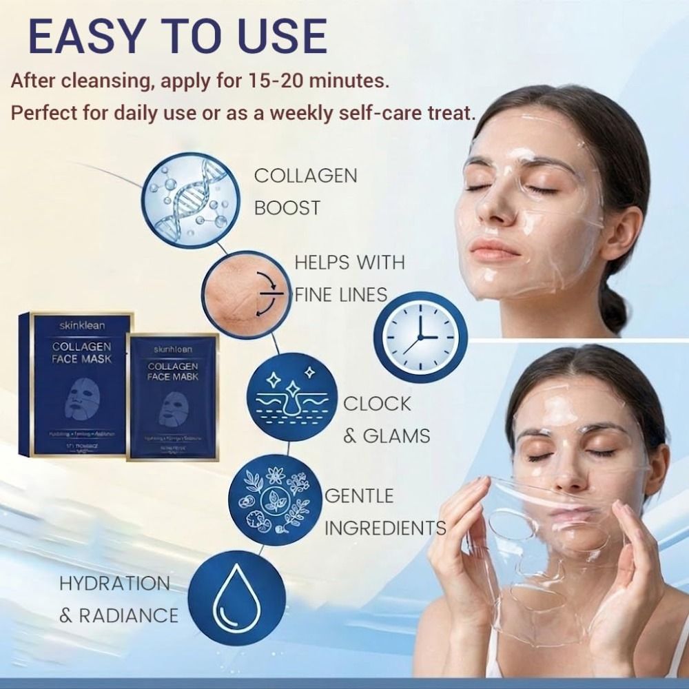 Hydrating Collagen Face Mask H - огляд і ціна Sheet Mask Collagen